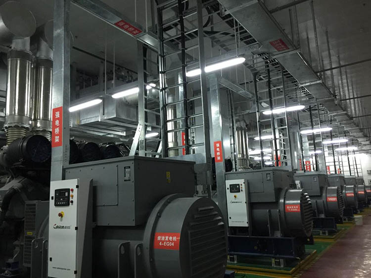 災備中心柴油機黑煙凈化項目運行良好