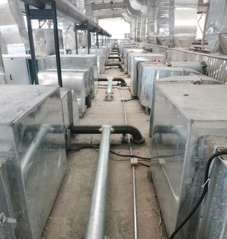 北內某公司發動機測試臺架尾氣凈化項目 北內某公司發動機測試臺架尾氣凈化項目