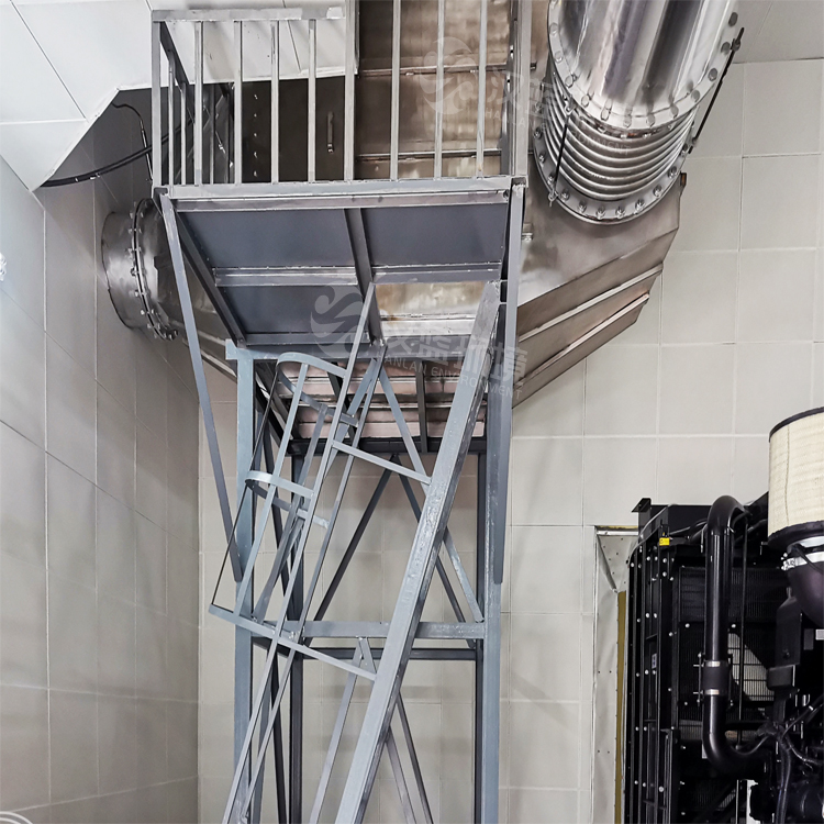 萬純柴油發(fā)電機組尾氣凈化系統(tǒng)在某單位達標運行